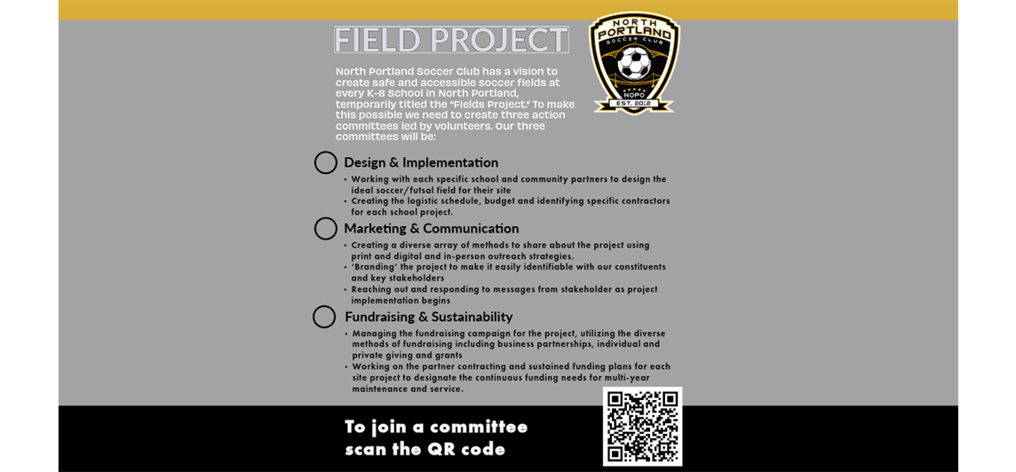 Field Project Committee Recruitment